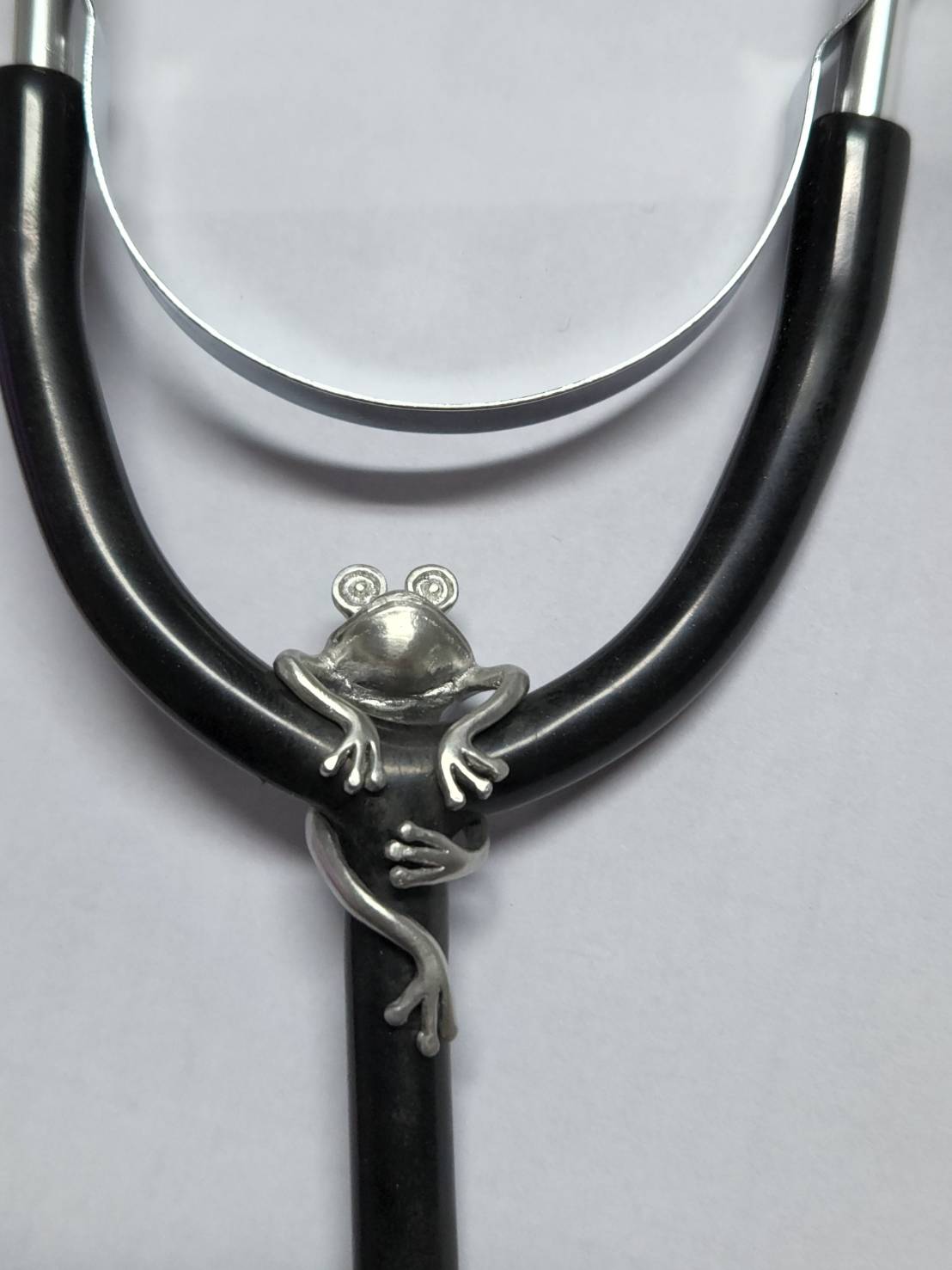 Quinnlyn & Co. Frog Stethoscope Charm, Gifts for Women, RN Nurses with Inspirational Quote on Greeting Card