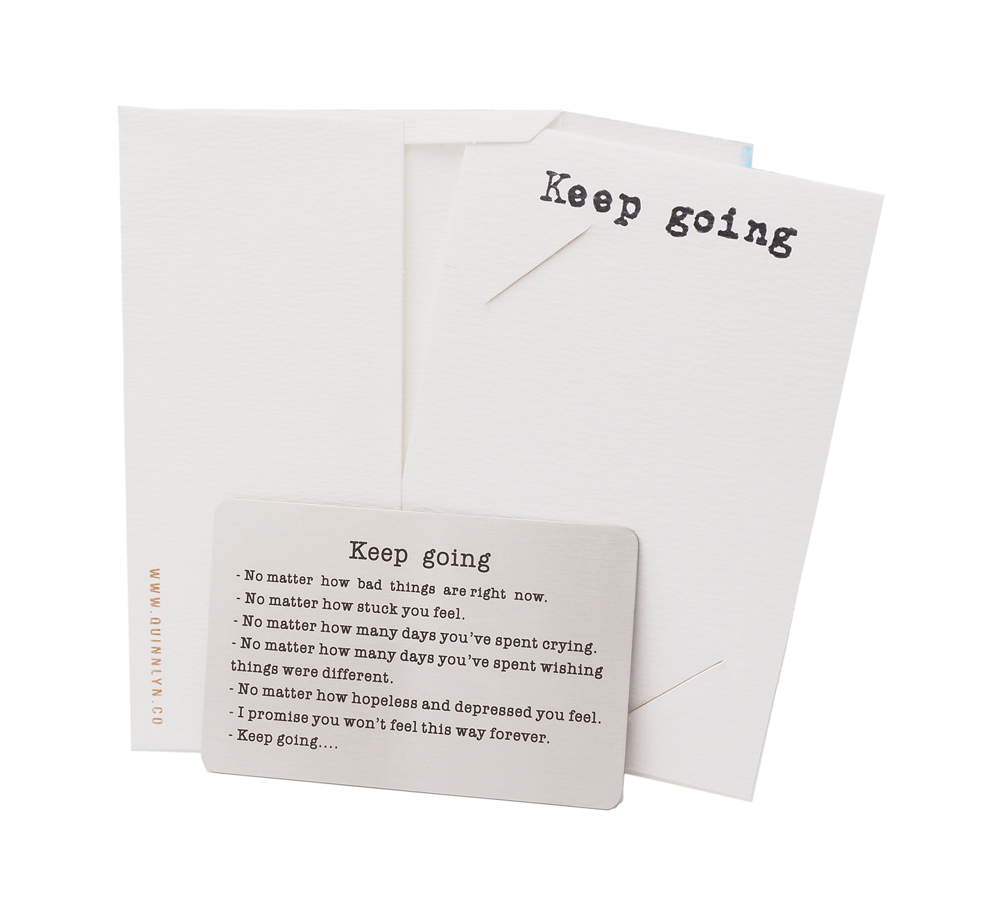 Keep Going Greeting Card 1 - Quinnlyn