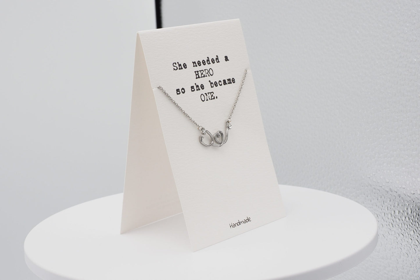Quinnlyn - Hero - Necklace - Greeting Card
