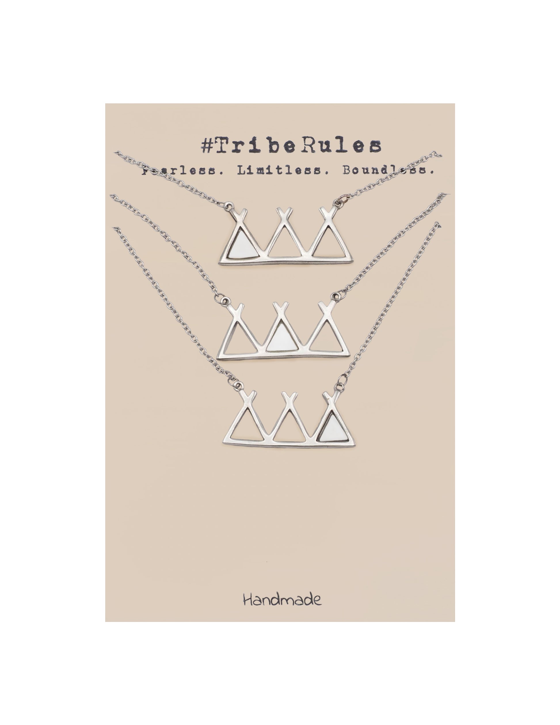Quinnlyn - Tribe Rules - Necklace - Greeting Card