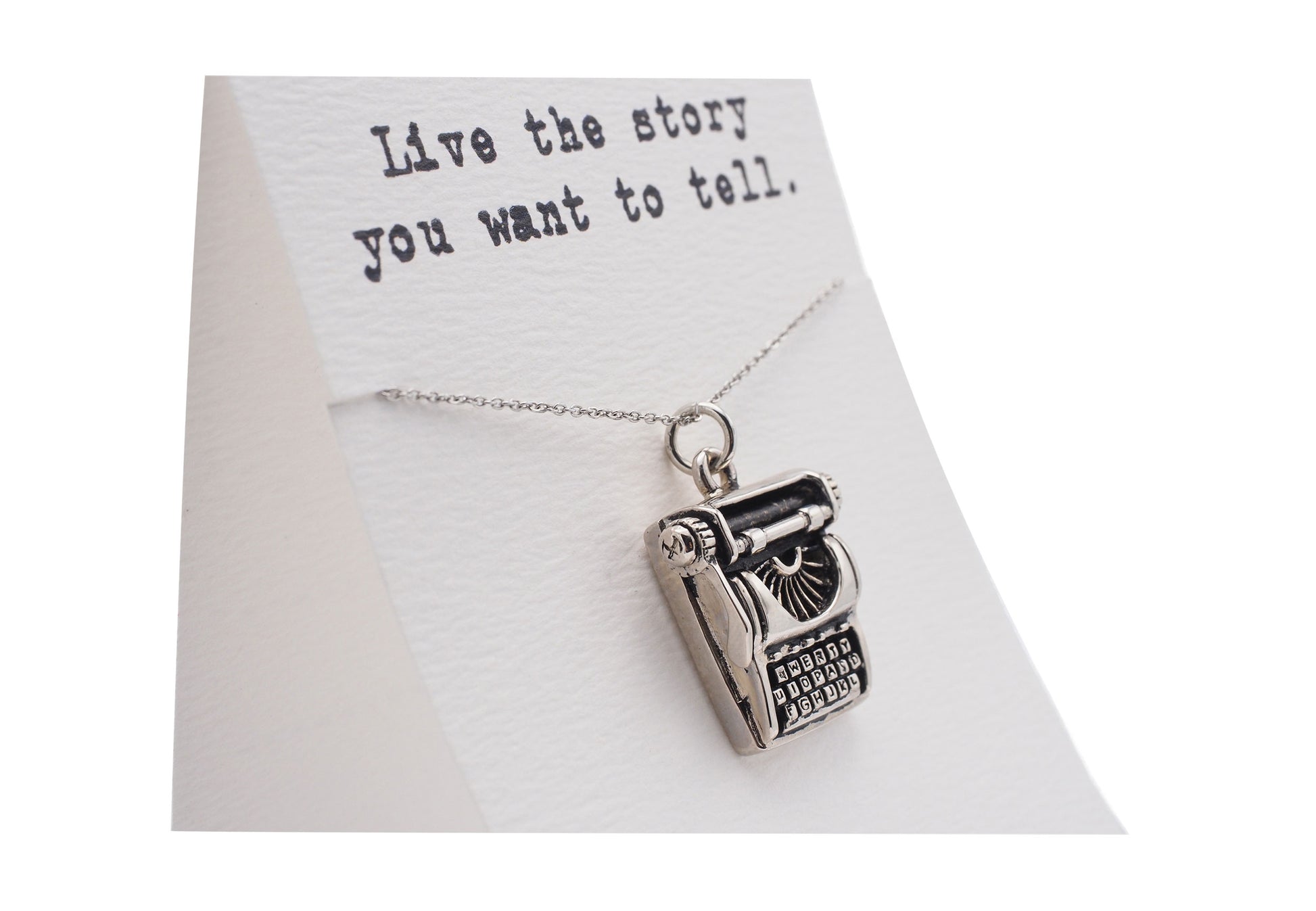 Quinnlyn - Typewriter - Necklace - Pendant